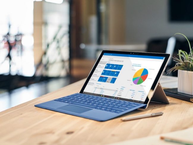consea soluzione microsoft dynamics NAV 2018 su tablet