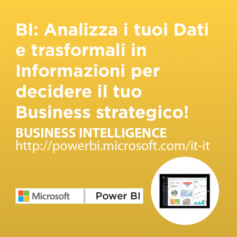 Business Intelligence: analizzare i dati aziendali Business Intelligence: analizzare i dati aziendali